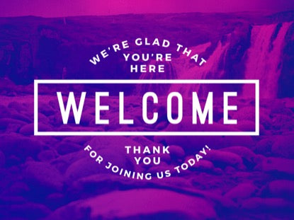 Duotone Nature Welcome Motion