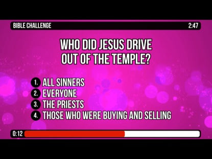 Bible Challenge Countdown - Matthew 21:1-22