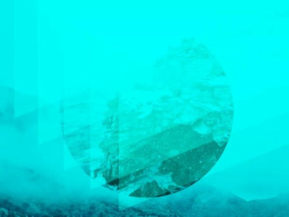 Geometric Blue Circle Motion