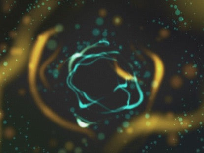 Molecular Swirl Orange