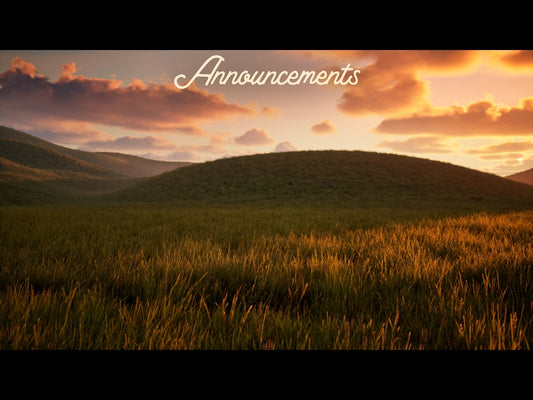 Prairie Announcements