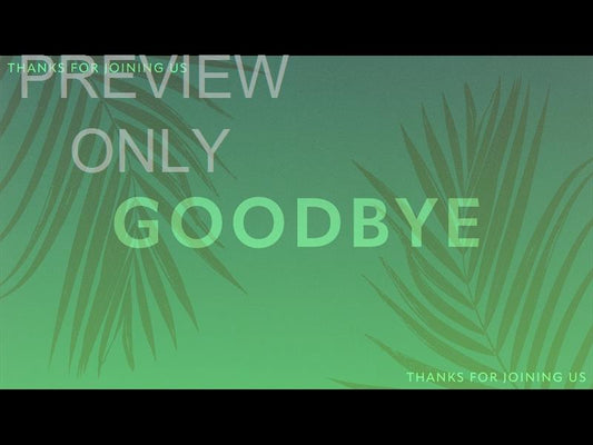 Risen Palms Goodbye Still
