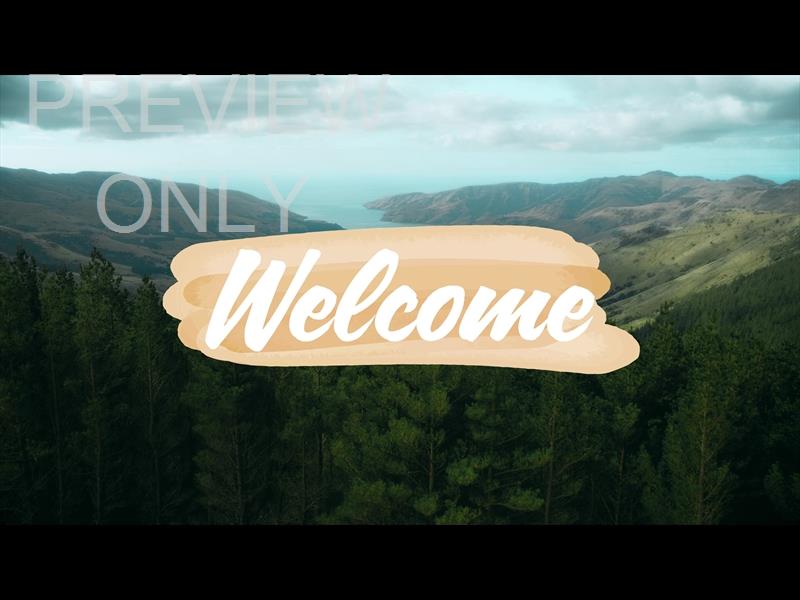 Aerial Bliss Welcome Still