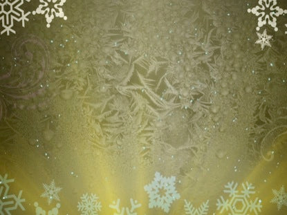 Christmas Background Snow Gold