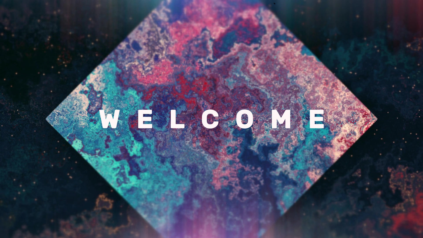 Marbling Welcome Still