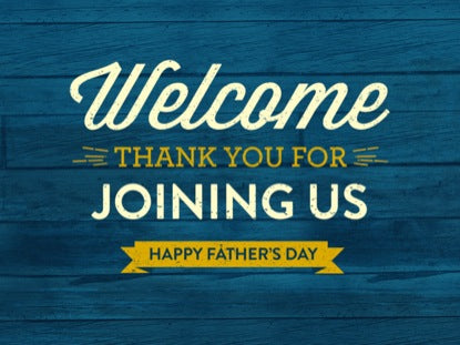 Vintage Father's Day Welcome