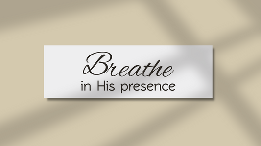 Breathe In His Presence - Worship Intro