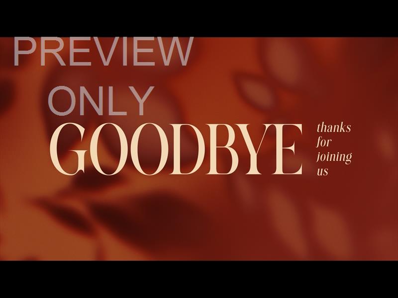 Velvet Fall Goodbye Still
