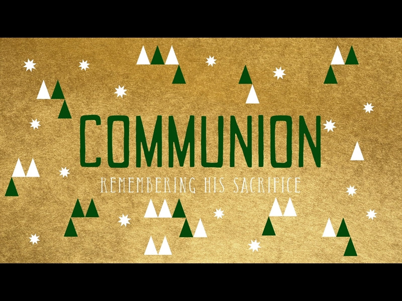 Craft Christmas: Communion