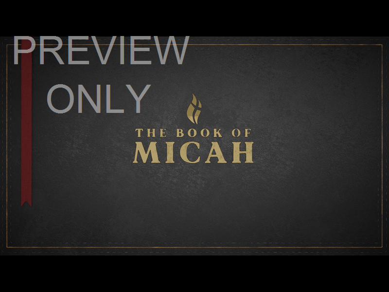 Micah - Black Still