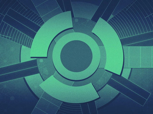 Spinning Circles Blue