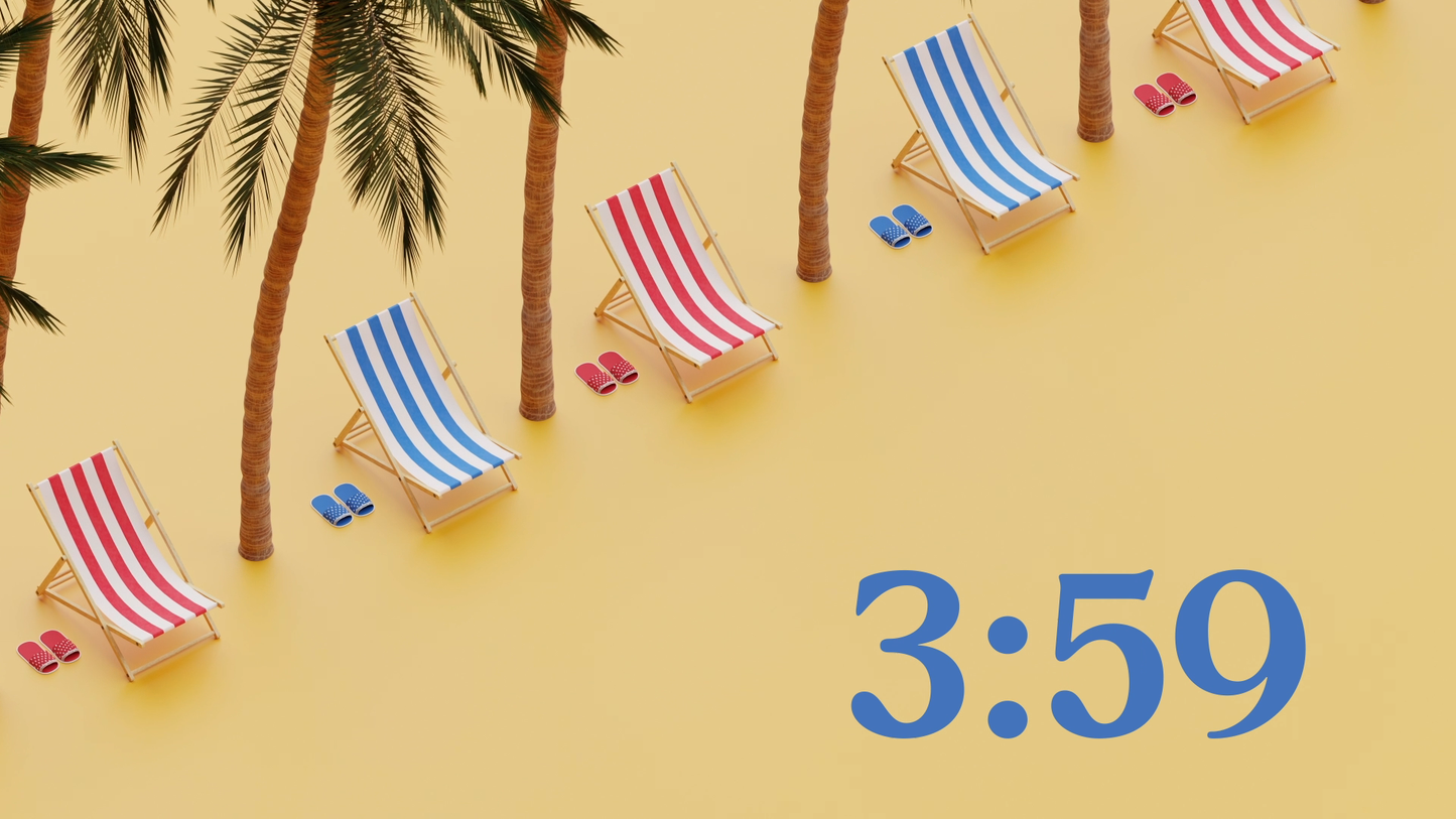 Summer Beach Vibes Countdown