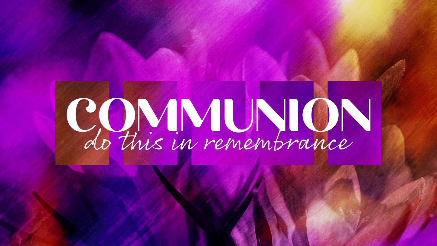 Painted Flowers Communion Still