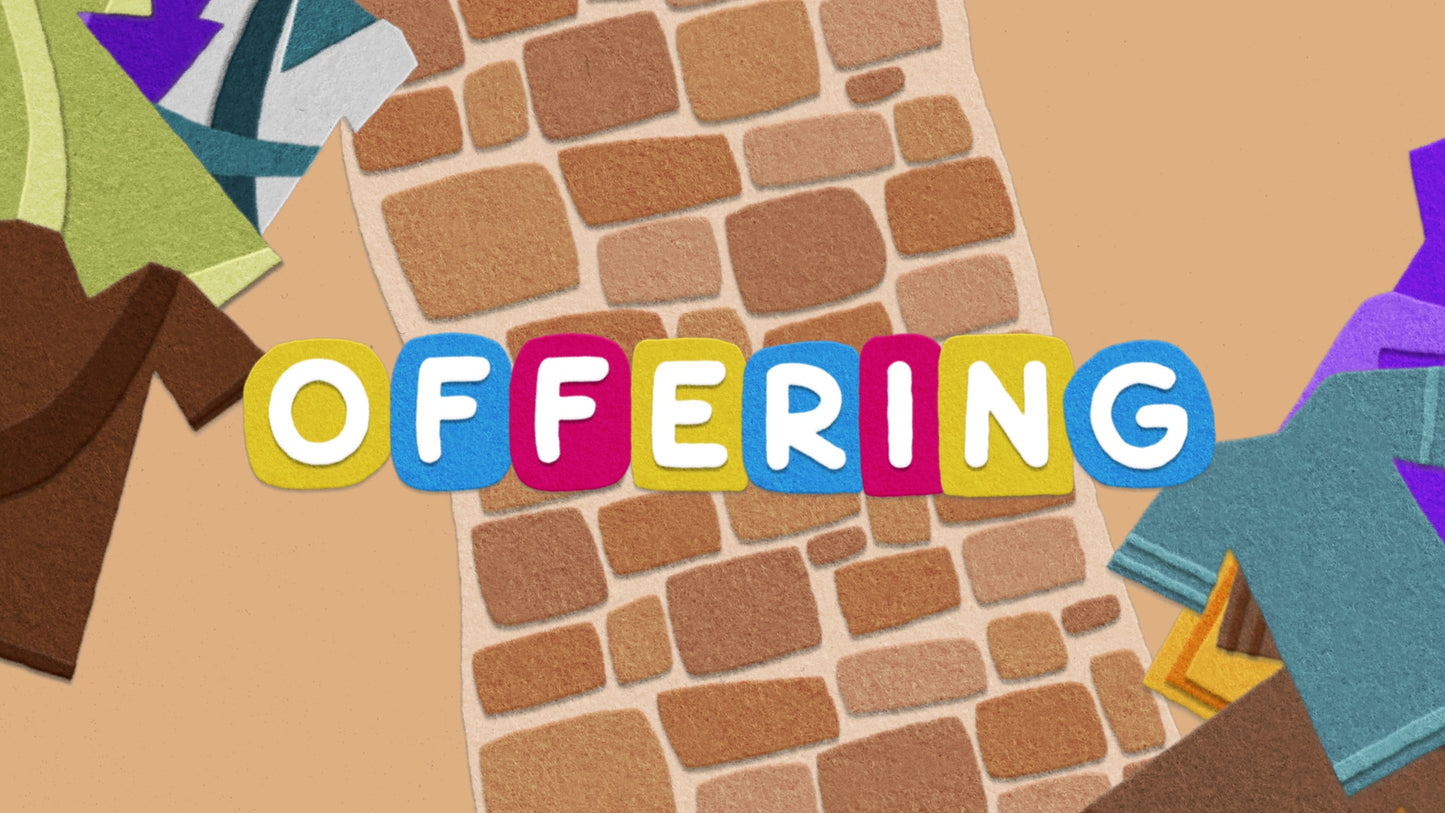 Palm Sunday Flannelgraph Offering