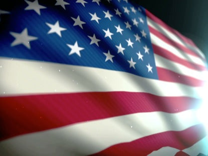 Patriotic Flag Loop 3