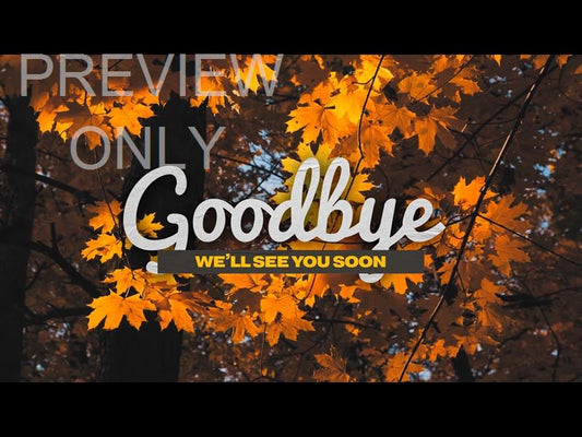 Moving Fall Goodbye Still
