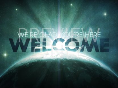 Cosmic Earth Stars Welcome