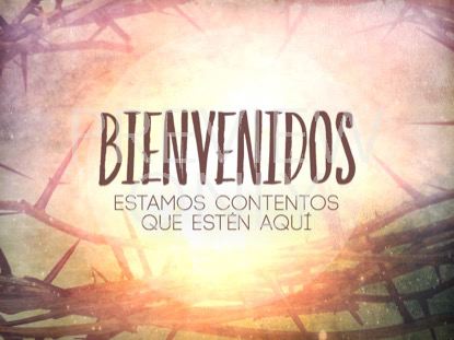 Easter Thorns Welcome Still - Spanish
