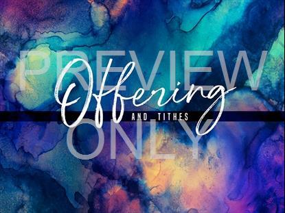 Canvas Offering Still