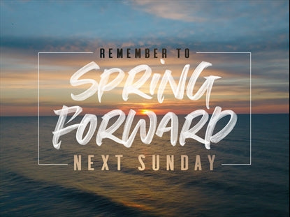 Sunrise Ocean Spring Forward Daylight Savings