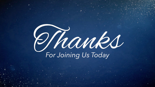 Calm And Bright Closing Still