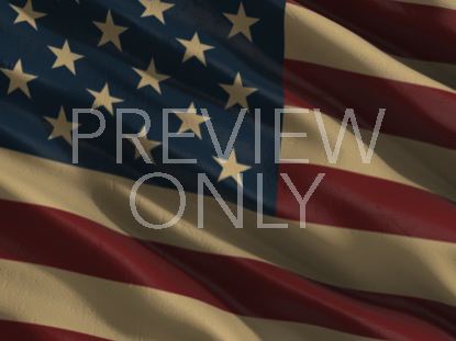 Old Fashioned America Flag Still