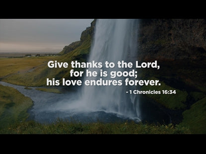 1 Chronicles 16:34 Motion Background