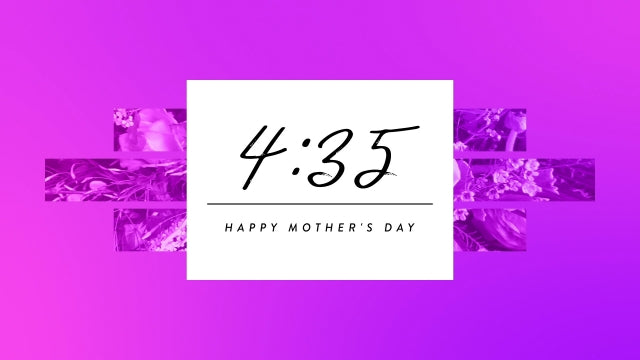 Radiant Gradient Mother'S Day Countdown