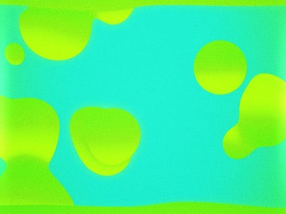 Lava Lamp Green Motion