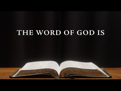 The Word Of God Is
