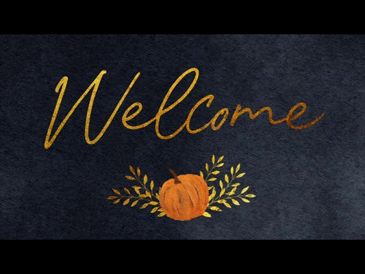 Harvest Pumpkin Welcome