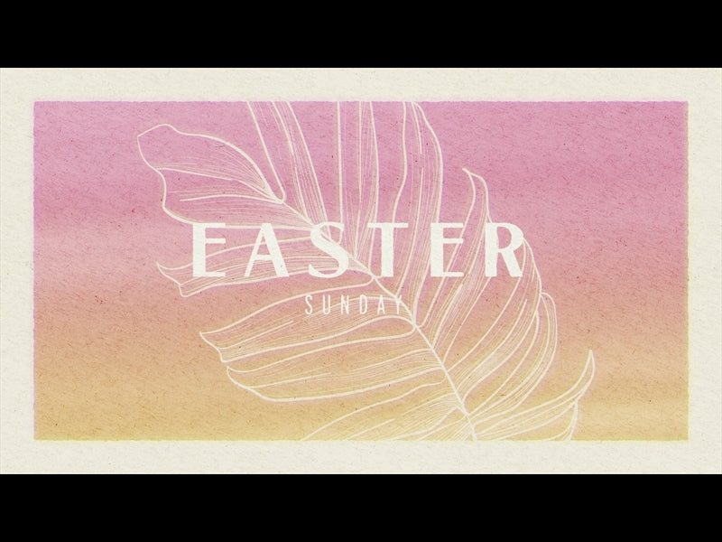 Paper Palm Easter