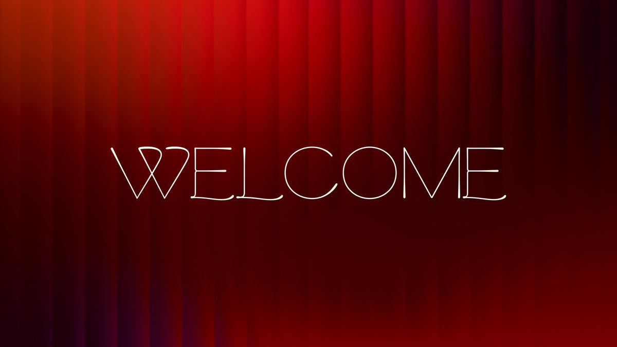 Gradient Glass Welcome