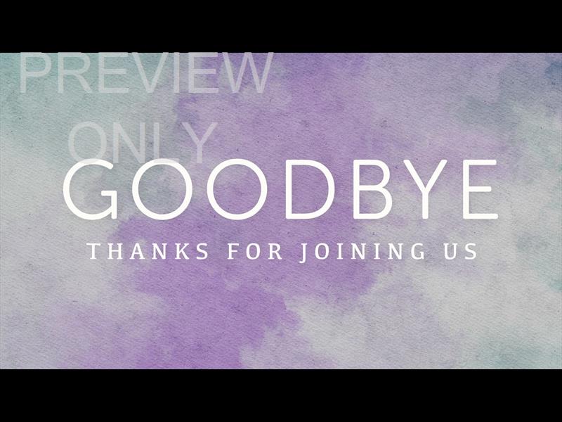 Summer Canvas Goodbye Still