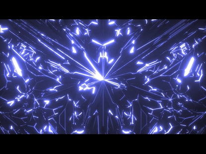 Fractal Shapes 2 Blue