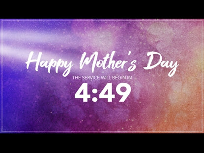 Mother's Day Colorful Countdown