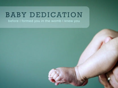Baby Dedication Feet