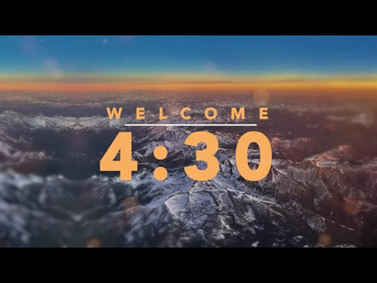 Mountain Horizon Countdown