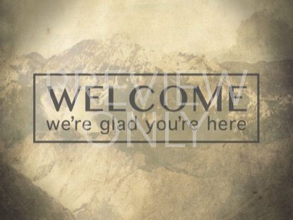 Open Mountains Welcome Still