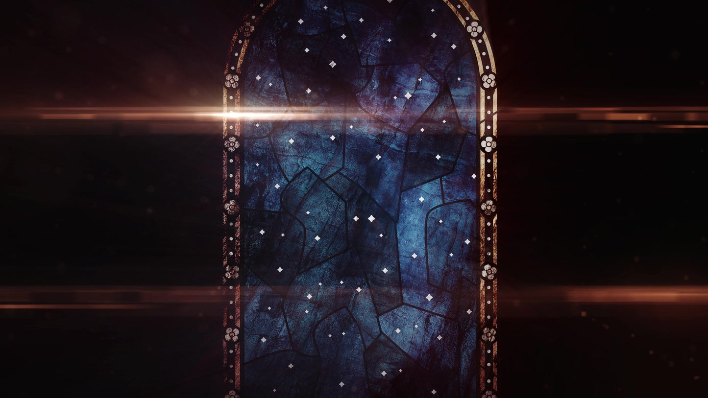 Nativity Glass Frame Still