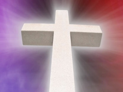 Stone Cross Purple-red