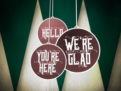 Christmas Decorations Welcome Motion