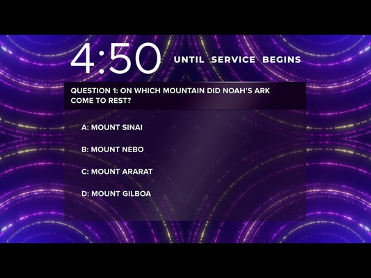 Tapestry Trivia Countdown