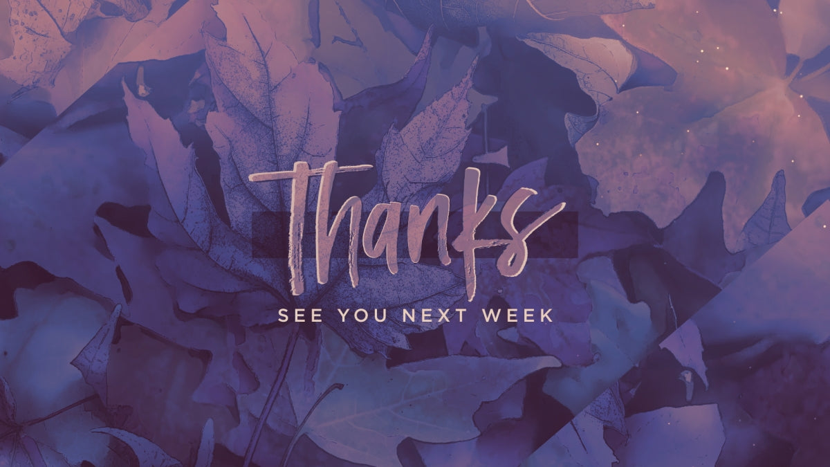 Peaceful Autumn Closing