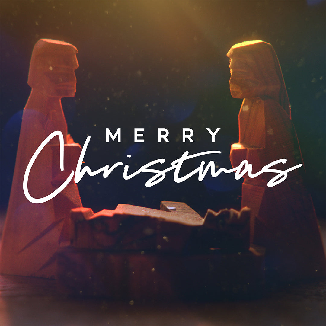 Rustic Nativity Social Graphic Christmas