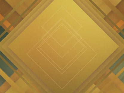 Abstract Squares Yellow