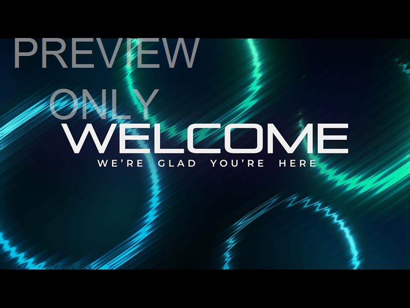Neon Glass Welcome Still