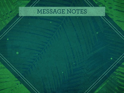Palm Sunday Watercolors Message Notes