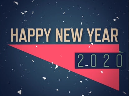 Confetti Happy New Year 2020