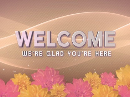 Mother's Day Flowers Welcome Animated